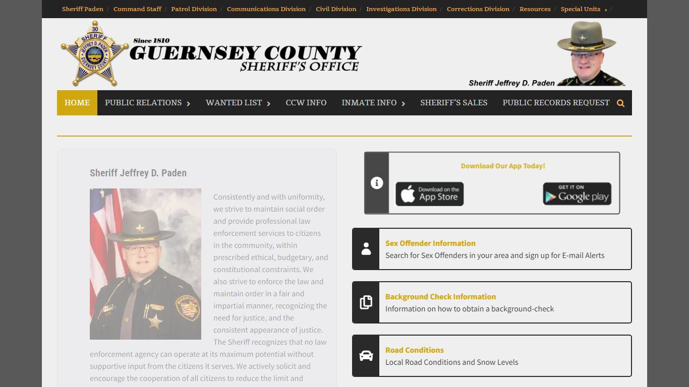 Guernsey County Sheriff’s Office – The Official Site of the Guernsey ...